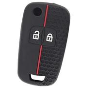 MEXWLOP 2 Button Car Key Cover, for Chevrolet, for Cruze, Malibu, for Opel, for Vauxhall, Astra J Silicone Remote Control Shell Cover Fob Case Car Key Cover