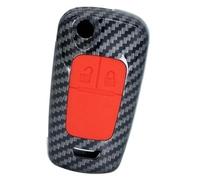 MEXWLOP 2 Button Car Key Fob, for Opel, for Vauxhall, for Chevrolet , Zafira Astra Insignia Astra Mokka Zafira Remote Car Key Chain Ring Car Key Cover