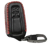 MEXWLOP 2 Button Car Key Fob, for Toyota, Chr Prius Prime Prius Phv, for Corolla, for RAV4, Avalon 86 GT86 Remote PU Leather Black Key Car Key Cover