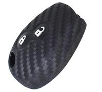 MEXWLOP 2 Button Carbon Car Key Fob, for Renault, Clio Trafic Twingo, for Dacia, Duster Sandero Silicone Remote Shell Cover Case Holder Car Key Cover