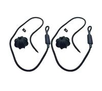 MEXWLOP 2Pcs Car Rear Shelf Straps Ball Holding Cord Vehicle Tailgate Lanyard Trunk Storage Package Tray Lid Rope Nylon Sling Tailgate Cable