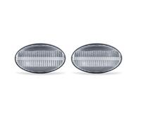 MEXWLOP 2Pcs Dynamic Amber Side Marker Turn Signal Light, for, for Smart, W450 W452 A-Class W168 Citan W415 Vito W447 Car Turn Signal Light(No Dynamic Clear)