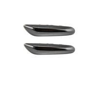 MEXWLOP 2PCS Dynamic Flowing Turn Signal Side Marker Light Blinker Sequential Lamp, for, E60 E61 E90 E91 E81 E82 E88 E46 X3 X1 Turn Signal Light(Smoke Shell)