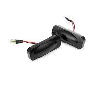 MEXWLOP 2Pcs Dynamic Turn Signals Light Blinker 12V Side Marker Light Streamer With Emark Car Side Lights, for Opel, Omega B 2021 Turn Signal Light(Black)