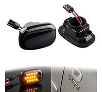 MEXWLOP 2pcs, for Lexus, for GS GS300 RX300 RX330 RX350 RX XU1 Dynamic Side Marker Sequential Indicator Light Smoked Amber Canbus Turn Signal Light(2pcs Dynamic Light)