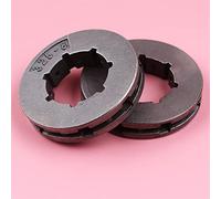 MEXWLOP 2pcs Lot 325 Pitch 8 Teeth ID 19mm Sprocket Rim, for Husqvarna, 55,for Rancher, 154 254 254XP 257 262 262XP 50 51 55 Chainsaw Chainsaw Rim Sprocket