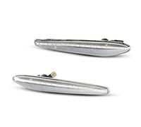 MEXWLOP 2Pcs No Dynamic Amber Side Marker Turn Signal Light, for Alfa Romeo, 159 Typ 939 2005-2010 Boera Typ 939 2005 Car Turn Signal Light(No Dynamic Clear)