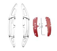 MEXWLOP 2pcs Paddle Shift, for Porsche, 911, for Spyder 918, for Cayman 718, for Panamera, for, for Cayenne, Car Steering Wheel Shifter Stickers Gear Shift Paddle(Silver)