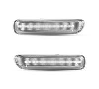 MEXWLOP 2Pcs Side Marker Light Dynamic Amber Flowing Water Turn Signal Lamps, for, 3 Series E46 1998-2001 Car Turn Signal Light(No Dynamic Clear)
