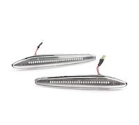 MEXWLOP 2Pcs Side Streamer Light 12V Side Marker Light Car Lamp Dynamic Turn Signals Lights, for Alfa Romeo, Boera Spider 159 Typ 939 Car Turn Signal Light(Transparent)