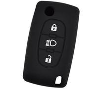MEXWLOP 3 Button Car Key Fob, for Citroen, C2 C3 C4 Picasso Xsara C5 C6 C8 Folding Key Silicone Remote Car Flip Key Cover Case Fob Shell Skin Car Key Cover