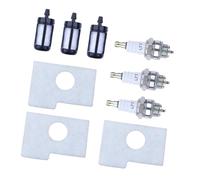 MEXWLOP 3 x Air Fuel Filter Spark Plug Kit, for, 018 MS180 MS 180 Chainsaw Replace New Parts #1130 124 0800 Lawn Mower Spark Plug