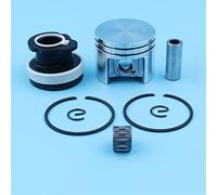 MEXWLOP 38mm Piston 10mm Pin Ring Criclip Needle Bearing Intake Pipe, for, 018 MS180 MS 180C MS170 Chainsaw Chainsaw Piston Kit