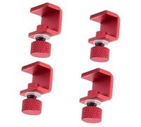 MEXWLOP 3Pcs 1.5M 3D Printer Stepper Motor Cables HX2.54 4 Pin to 6, for Nema 17, Extension Cable Temperature Sensor(BLACK 4Pcs 3D Printer Bed Clips Red)