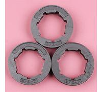 MEXWLOP 3pcs/lot Sprocket Rim, for Husqvarna, 394 254 257 266 268 281 288 357 359 365 372 181 Chainsaw 3/8 Pitch 7 Teeth Spline Chainsaw Rim Sprocket