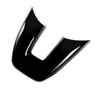 MEXWLOP 3X Stiker Decoration Frame Cut Rolling Stock Panel Model V Black Glossy Car, for Vezel, HR-V HRV 2021 2022 Steering Wheel Sticker