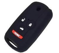MEXWLOP 4 Button Car Key Cover, for Accord, for Acura, ZDX MDX TSX TL Remote Shell Cover Case Skin Holder Protector Replacement Car Key Cover