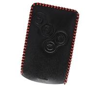 MEXWLOP 4 Button Car Key Cover, for Renault, Koleos Captur Clio Megane Scenic Laguna Leather Keychain Shell Holder Remote Car Key Cover