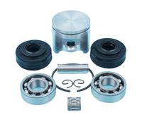 MEXWLOP 42mm Piston Ring Crank Oil Seal Needle Bearing Kit, for Husqvarna, 340 345 346 Chainsaw Circlip Pin 503 90 73-71 503907371 Chainsaw Piston Kit