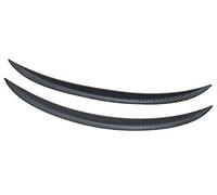 MEXWLOP 44cm/17.5" Carbon Fiber Texture Wheel Eyebrow Arch Fender Flares Cover Trim Mudguards Universal Protective Lip Strips Car Mud Flaps Car Fender Flare(2pcs-17.5 inch)
