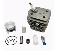 MEXWLOP 45mm Cylinder Piston Kit, For Husqvarna 154 154XP 254 254XP Chainsaw Replacement Spare Parts 503503903 503503901 Chainsaw Piston Kit