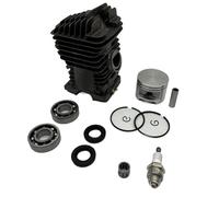 MEXWLOP 46MM 47MM 49MM Cylinder Piston Crank Bearing Oil Seal Kit, for, MS290 MS310 MS390 029 031 039 Garden Chainsaw Spare Parts Cylinder and Piston(MS390 49MM)