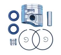 MEXWLOP 47mm Piston Ring Oil Seal Bearing Kit, for, MS311 MS 311 Chainsaw Replacement Spare Part 1140 030 2002 1140 030 2009 Chainsaw Piston Kit