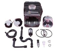 MEXWLOP 49mm Cylinder Piston Kit, for, For MS390 MS290 039 029 Oil Fuel Filter Line Vent Hose Tank Cap Chainsaw Replacement Spare Part Chainsaw Piston Kit