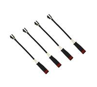 MEXWLOP 4PCS 1715400617 Front + Rear Brake Pad Sensor, for Mercedes, for Benz, C209 A209 C219 W211 W221 C216 R230 R171 R197 OE NO 171 540 06 17 Brake Pad Wear Sensor