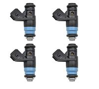 MEXWLOP 4Pcs Fuel Injector, for Renault, Clio Megane Scenic Modus 1.4L 16V Petrol Nozzle 8200139674 H132254 Engine Fuel Injector