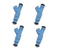 MEXWLOP 4pcs Fuel INJECTORS, for, for Volvo, Turbo S70 V70 2.3 2.4 5CYL 0280155830 91860600 91860601 852-12166 Engine Fuel Injector