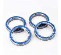 MEXWLOP 4pcs Rubber Seal 2rs Miniature Ball 2x6x3 3x9x4 4x8x3 5x8x2.5 4x10x4 5x10x4 5x11x4 6x12x4 12x18x4mm Rc Car Bearing Kit Ball Bearing(8x14x4mm 4pcs)