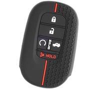 MEXWLOP 5 Button Car Key Fob, for Civic, for Accord, Passport Pilot CRV 2021 2022 2023 Silicone Car Key Ring Chain Case Cover Holder Protector Shell Car Key Cover