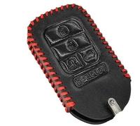 MEXWLOP 5 Buttons Car Key Cover, for Civic, for Accord, Pilot CR-V Remote Leather Control Shell Case Fob Keychain Insight Car Key Cover