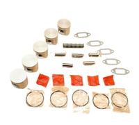 MEXWLOP 5 Sets Lot 48mm Piston Pin Ring Bearing Gasket Kit, for HUSQVARNA, 365 365XP, for JONSERED, 2065 2165 Chainsaw Parts OEM 503691303 Chainsaw Piston Kit
