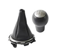 MEXWLOP 5 Speed Car Shift Knob Gaitor Cover, for Jazz, 2009-2015 Manual Gear Lever Boot Case Collar Car Gear Shift Knob(Black 2pcs)