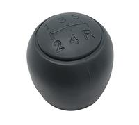 MEXWLOP 5 Speed Gear Shift Knob Head Hand Ball Leather Gaiter Boot Cover Case Collar, for Fiat, 500 500C 2007-2013 for Panda 2003-2012 Gear Shift Knob(Black Knob)
