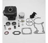 MEXWLOP 50mm Cylinder Piston Oil Seal Spark Plug Kit Garden Chainsaw Replacement Parts, For 044 MS440 Chainsaw Piston Kit