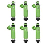 MEXWLOP 6pcs Fuel Injector, for, for Mitsubishi, Montero Sport 3.0L 6G72 1998-2003 MD332733 195500-3170 Engine Fuel Injector(195500-3170)