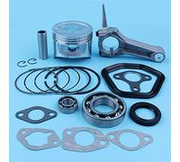 MEXWLOP 88mm Piston Ring Pin Connect Rod Bearing Seal Gasket Set, for GX390 13HP GX 390 190F, for Generator Power Engines Chainsaw Piston Kit