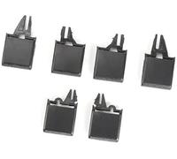 MEXWLOP AC vent fixing clip Car Front Rear Ac Air Vent Outlet Tab Clip Repair Kit Conditioning, for Porsche, for 2018-2023(BLACK Front 4pcs)