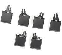 MEXWLOP AC vent fixing clip Car Front Rear Ac Air Vent Outlet Tab Clip Repair Kit Conditioning, for Porsche, for 2018-2023(BLACK Model D)