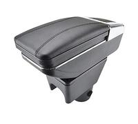 MEXWLOP Armrest Arm Rest Rotatable Storage Box Decoration Car Styling, for Renault, for Dacia, Duster I 2010-2015 Car Armrest Box(Black thread)