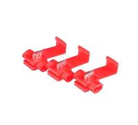 MEXWLOP Auto Line Connector T Shape Wire Cable Connectors Terminals Crimp Splitter Car Audio Kit Quick Connection Clip Wire Tailgate Cable(Red,20PCS)