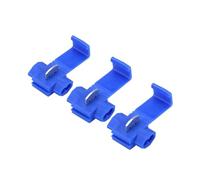 MEXWLOP Auto Line Connector T Shape Wire Cable Connectors Terminals Crimp Splitter Car Audio Kit Quick Connection Clip Wire Tailgate Cable(Blue,20PCS)