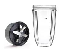 MEXWLOP Blender 24OZ Cup and Extractor Blade Spare Parts Kit Compatible, for, Pro 600W/900W Series Blender Blade Lid
