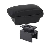 MEXWLOP Car Accessories, for Hyundai, I20 2021 2022 Car Armrest Box Interior Parts Centre Console Storage Box With USB Car Armrest(BLACK B2 Black Line 3usb)