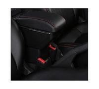 MEXWLOP Car Accessories, for Toyota, for Aygo X Centre Console Storage Box Car Armrest Box Car Armrest Car Armrest(BLACK B Style Red Line)