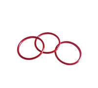 MEXWLOP Car Air Conditioner AC Vent Outlet Ring Trim, for Mazda MX-5 MX5, for mazda 2 CX-3 CX3 RF ND Car Accessories Air Conditioning Vent Accents(Inner ring Red)