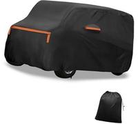 MEXWLOP Car Cover, for N-BOX Aluminum Film Cotton Outdoor Full All Weather Waterproof Windproof Sun Rain Snow Protection with Door, for Full Car Cover Outdoor Waterproof